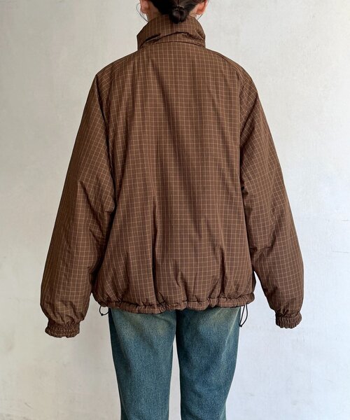 CPCM(シーピーシーエム)の「リバーシブル中綿スタンドブルゾン(ブルゾン・メンズ・ブラウン/ネイビー/グリーン・MEDIUM/LARGE)」の12枚目の写真