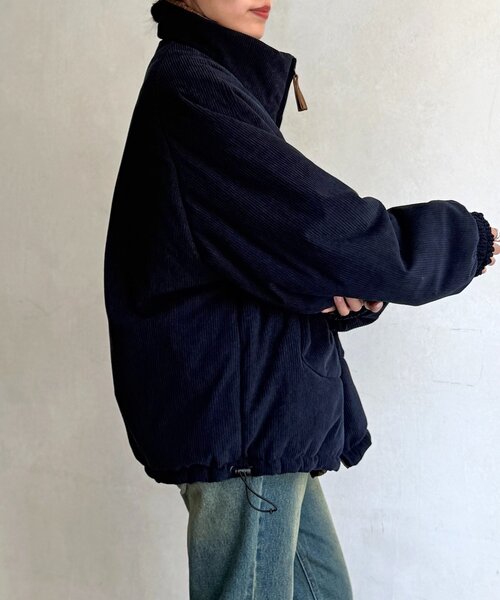 CPCM(シーピーシーエム)の「リバーシブル中綿スタンドブルゾン(ブルゾン・メンズ・ブラウン/ネイビー/グリーン・MEDIUM/LARGE)」の16枚目の写真