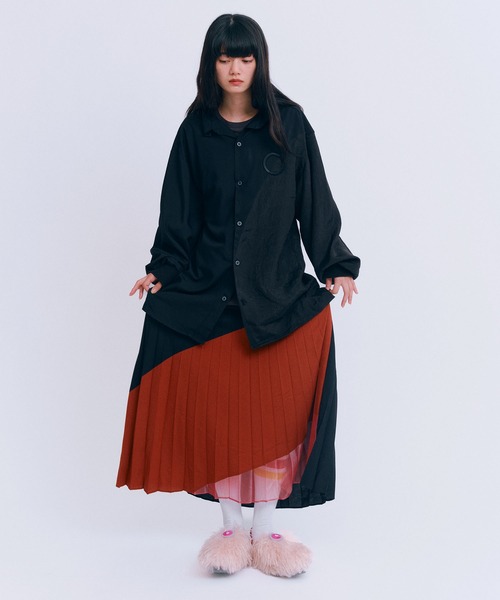 MONDEWORK(モンドワーク)の「プリーツスカート(スカート・レディース・ブルー/ブラック/ベージュ/グリーン・ONE SIZE)」の16枚目の写真