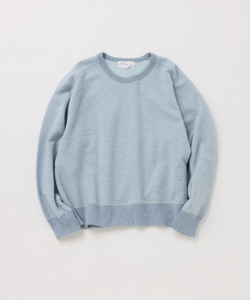 UNFOLLOW(アンフォロー)の「【FOLL / フォル】peru fine cotton soft sweat crewnwck(スウェット・メンズ・グレー/ブルー系その他・3/2)」の2枚目の写真