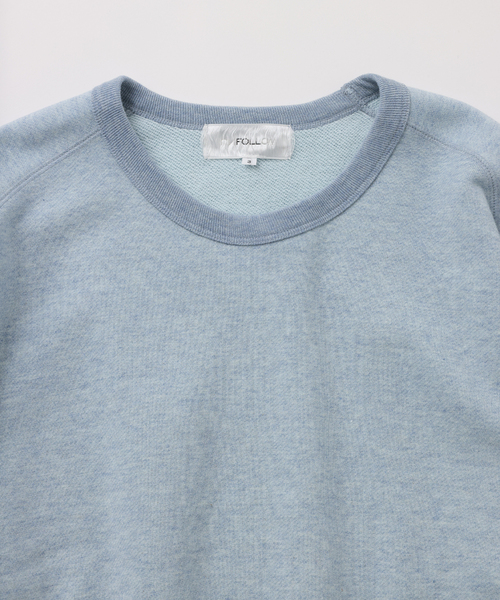 UNFOLLOW(アンフォロー)の「【FOLL / フォル】peru fine cotton soft sweat crewnwck(スウェット・メンズ・グレー/ブルー系その他・3/2)」の3枚目の写真