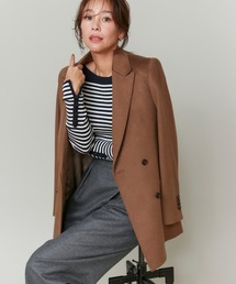 【大草直子コラボ】カシミヤダブルブレストジャケット《COLOMBO/コロンボ》「セットアップ対応」