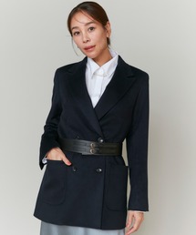 【大草直子コラボ】カシミヤダブルブレストジャケット《COLOMBO/コロンボ》「セットアップ対応」