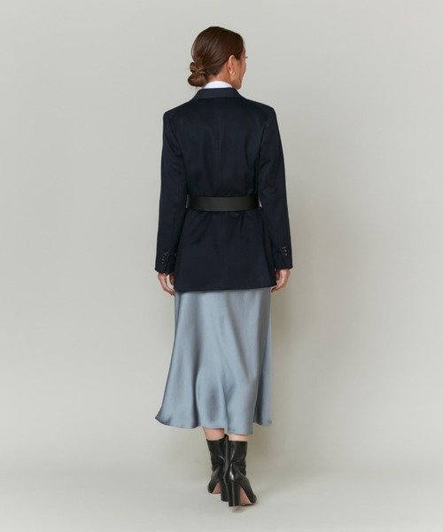 INED(イネド)の「【大草直子コラボ】カシミヤダブルブレストジャケット《COLOMBO/コロンボ》「セットアップ対応」(テーラードジャケット・レディース・ネイビー/ブラウン系その他・7号/9号)」の7枚目の写真