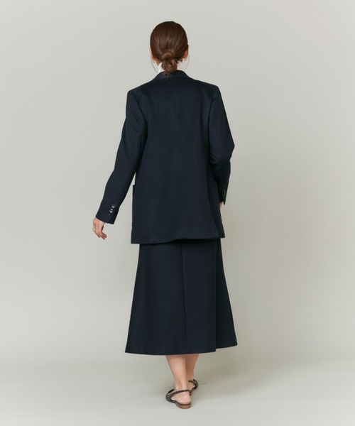 INED(イネド)の「【大草直子コラボ】カシミヤダブルブレストジャケット《COLOMBO/コロンボ》「セットアップ対応」(テーラードジャケット・レディース・ネイビー/ブラウン系その他・7号/9号)」の9枚目の写真