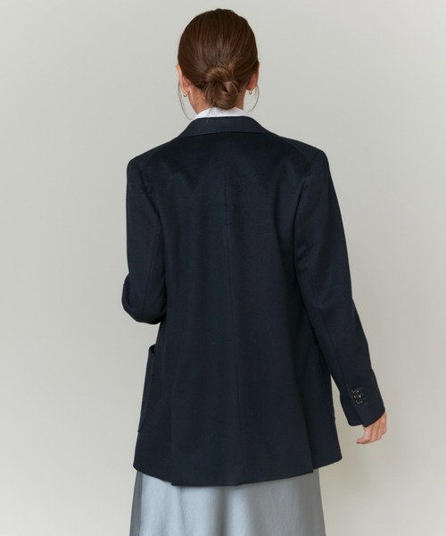 INED(イネド)の「【大草直子コラボ】カシミヤダブルブレストジャケット《COLOMBO/コロンボ》「セットアップ対応」(テーラードジャケット・レディース・ネイビー/ブラウン系その他・7号/9号)」の18枚目の写真