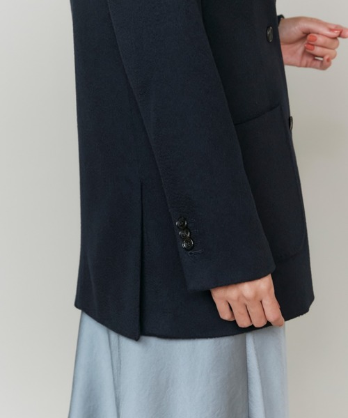 INED(イネド)の「【大草直子コラボ】カシミヤダブルブレストジャケット《COLOMBO/コロンボ》「セットアップ対応」(テーラードジャケット・レディース・ネイビー/ブラウン系その他・7号/9号)」の20枚目の写真