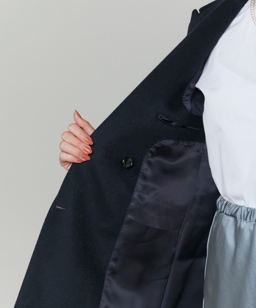 INED(イネド)の「【大草直子コラボ】カシミヤダブルブレストジャケット《COLOMBO/コロンボ》「セットアップ対応」(テーラードジャケット・レディース・ネイビー/ブラウン系その他・7号/9号)」の21枚目の写真