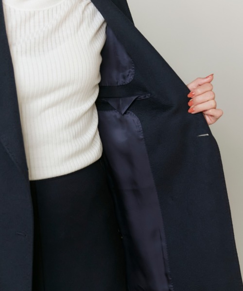 INED(イネド)の「【大草直子コラボ】カシミヤダブルブレストジャケット《COLOMBO/コロンボ》「セットアップ対応」(テーラードジャケット・レディース・ネイビー/ブラウン系その他・7号/9号)」の22枚目の写真