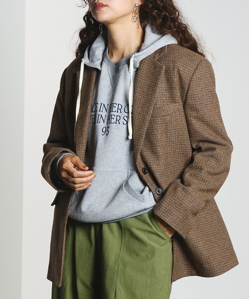 CREOLME(クレオルム)の「TAILORED SINGLE JACKET(その他アウター・レディース・ブラウン/レッド・M/S)」の1枚目の写真