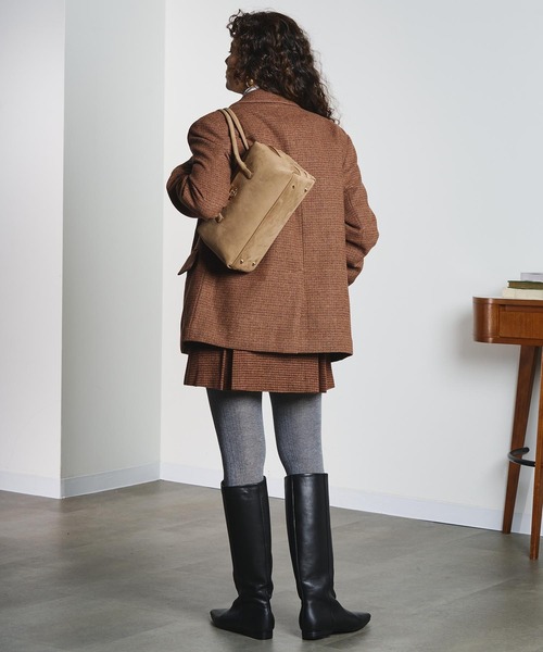 CREOLME(クレオルム)の「TAILORED SINGLE JACKET(その他アウター・レディース・ブラウン/レッド・M/S)」の7枚目の写真