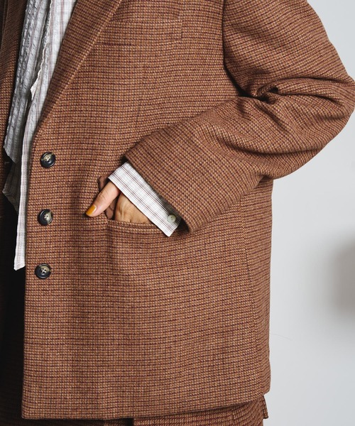 CREOLME(クレオルム)の「TAILORED SINGLE JACKET(その他アウター・レディース・ブラウン/レッド・M/S)」の10枚目の写真