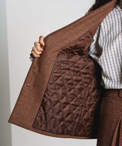 CREOLME(クレオルム)の「TAILORED SINGLE JACKET(その他アウター・レディース・ブラウン/レッド・M/S)」の11枚目の写真