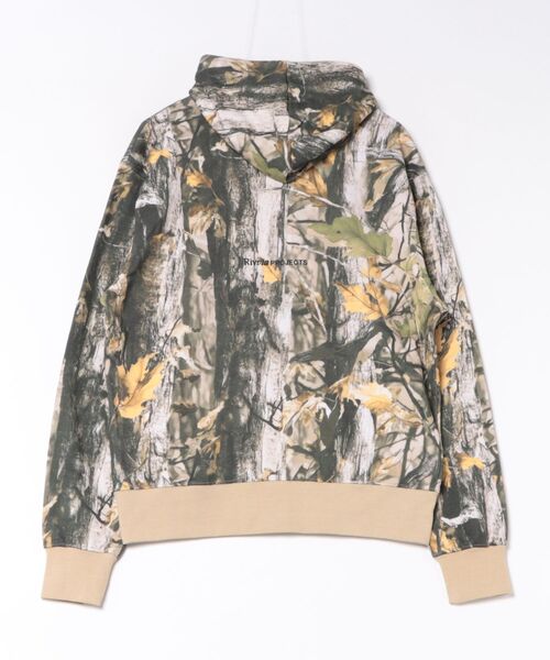 Rivvia PROJECTS（リヴィアプロジェクツ）の「Rivvia PROJECTS/リヴィアプロジェクツ VV ZIP HOODIE パーカー RIV-26316（パーカー・メンズ・ブラック/カモフラージュ・M/XL/L）」の3枚目の写真