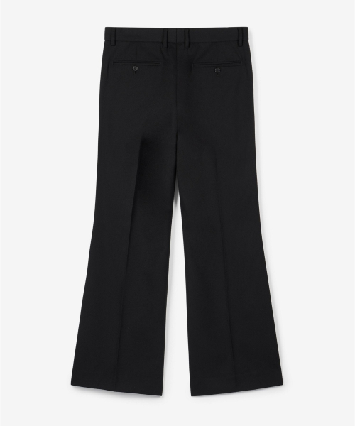 TNGT(ティーエヌジーティー)の「フレアフィットウールパンツ(ブラック)TNPA6F101BK(スラックス・メンズ・その他・90/82/78/86)」の3枚目の写真