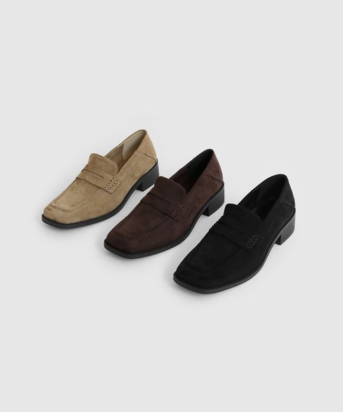 SAPPUN(サプン)の「Daire(ダイア)スエードペニーローファー(220-65301)SAPPUN(サプン)(ローファー・レディース・ブラック系/ブラウン/ベージュ/ブラック・24/23.5/23/22.5/24.5/25)」の19枚目の写真