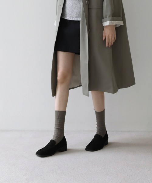 SAPPUN(サプン)の「Daire(ダイア)スエードペニーローファー(220-65301)SAPPUN(サプン)(ローファー・レディース・ブラック系/ブラウン/ベージュ/ブラック・24/23.5/23/22.5/24.5/25)」の15枚目の写真