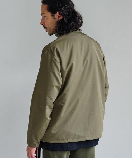 AXCXM(アクスシーム)の「mj12009-Urban Hybrid Nylon-Blend Coach Jacket コーチジャケット(AXM-BFA0019)(ブルゾン・メンズ・チャコール/カーキ/ブラック・XL/L/M)」の12枚目の写真