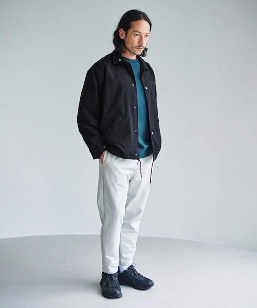 AXCXM(アクスシーム)の「mj12009-Urban Hybrid Nylon-Blend Coach Jacket コーチジャケット(AXM-BFA0019)(ブルゾン・メンズ・チャコール/カーキ/ブラック・XL/L/M)」の20枚目の写真