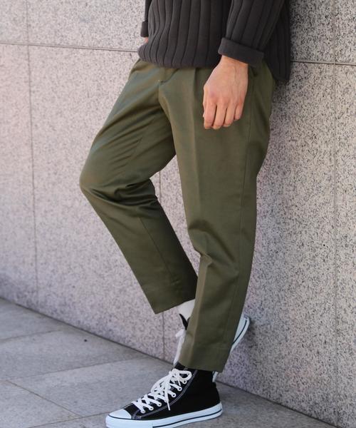 BEAUTY&YOUTH UNITED ARROWS（ビューティーアンドユースユナイテッドアローズ）の「BY ∴ ”KHAKIS” 1P ワイド テーパード チノパンツ◆（チノパンツ・メンズ・ベージュ/オリーブ・X-LARGE/MEDIUM/SMALL/LARGE）」の3枚目の写真