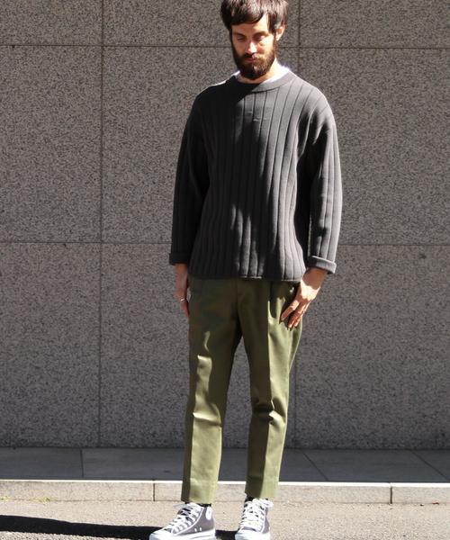 BEAUTY&YOUTH UNITED ARROWS（ビューティーアンドユースユナイテッドアローズ）の「BY ∴ ”KHAKIS” 1P ワイド テーパード チノパンツ◆（チノパンツ・メンズ・ベージュ/オリーブ・X-LARGE/MEDIUM/SMALL/LARGE）」の4枚目の写真