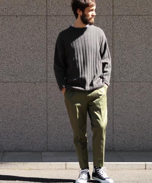 BEAUTY&YOUTH UNITED ARROWS（ビューティーアンドユースユナイテッドアローズ）の「BY ∴ ”KHAKIS” 1P ワイド テーパード チノパンツ◆（チノパンツ・メンズ・ベージュ/オリーブ・X-LARGE/MEDIUM/SMALL/LARGE）」の5枚目の写真