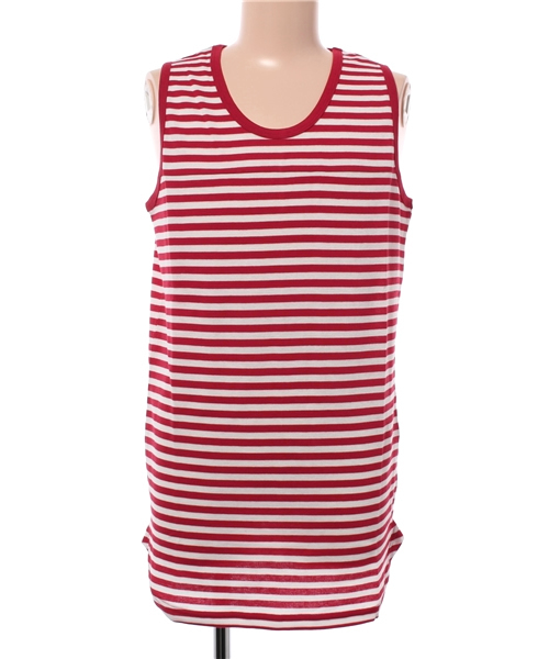 WEGO（ウィゴー）の「WEGO/ワッフルラウンドロングタンクトップ（タンクトップ・メンズ・ブラック/レッド系その他5/ブラック系その他5/ホワイト/ブルー系その他/ライトイエロー/杢グレー・LARGE/MEDIUM/SMALL）」の15枚目の写真