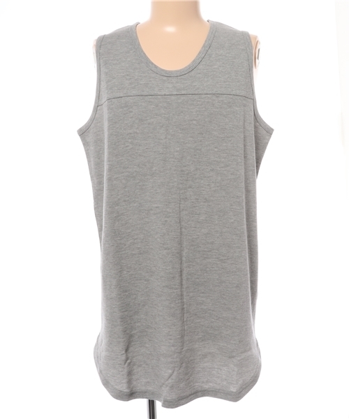 WEGO（ウィゴー）の「WEGO/ワッフルラウンドロングタンクトップ（タンクトップ・メンズ・ブラック/レッド系その他5/ブラック系その他5/ホワイト/ブルー系その他/ライトイエロー/杢グレー・LARGE/MEDIUM/SMALL）」の16枚目の写真