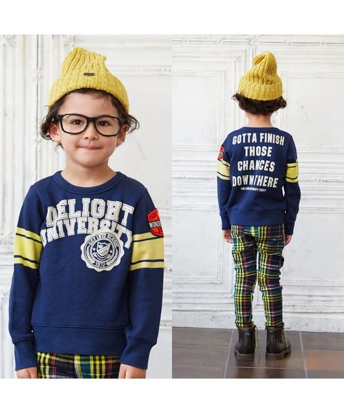 BREEZE（ブリーズ）の「ネット限定 カレッジロゴトレーナー（スウェット・キッズ・レッド/グリーン/ネイビー/イエロー・90/140/130/110/80/120/100/95）」の10枚目の写真