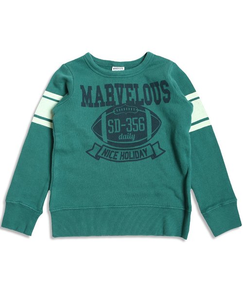 BREEZE（ブリーズ）の「ネット限定 カレッジロゴトレーナー（スウェット・キッズ・レッド/グリーン/ネイビー/イエロー・90/140/130/110/80/120/100/95）」の5枚目の写真