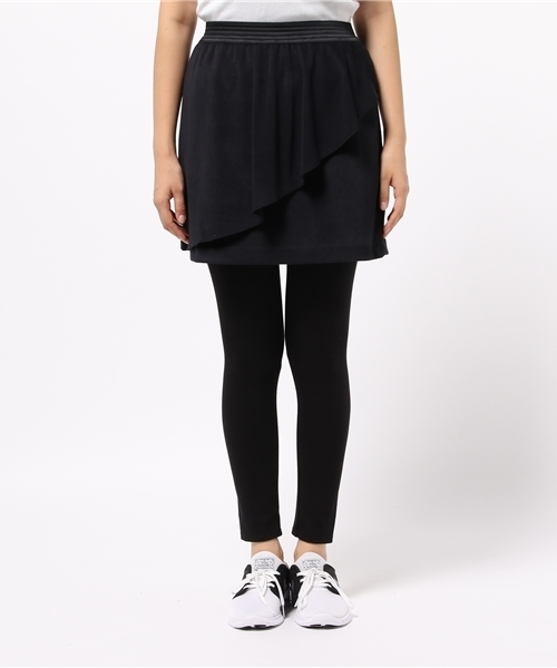 TO BE CHIC（トゥー ビー シック）の「スェーディーメランジスカッツ（レギンス/スパッツ・レディース・ブラック/グレー・FREE）」の3枚目の写真