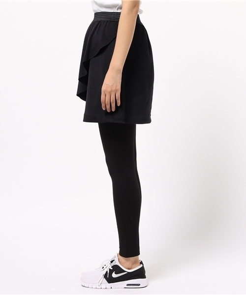 TO BE CHIC（トゥー ビー シック）の「スェーディーメランジスカッツ（レギンス/スパッツ・レディース・ブラック/グレー・FREE）」の4枚目の写真