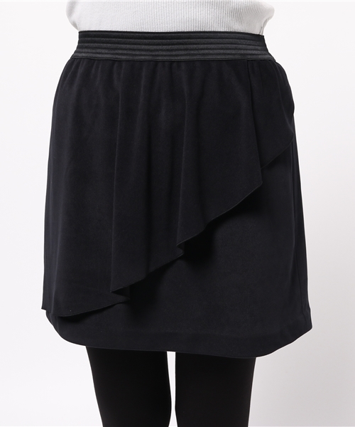 TO BE CHIC（トゥー ビー シック）の「スェーディーメランジスカッツ（レギンス/スパッツ・レディース・ブラック/グレー・FREE）」の11枚目の写真