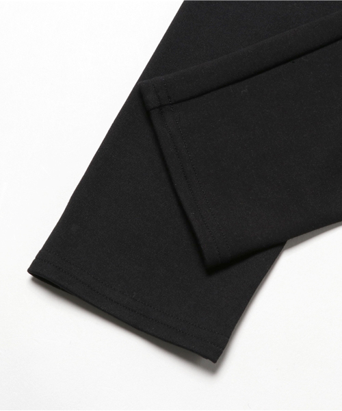 TO BE CHIC（トゥー ビー シック）の「スェーディーメランジスカッツ（レギンス/スパッツ・レディース・ブラック/グレー・FREE）」の9枚目の写真