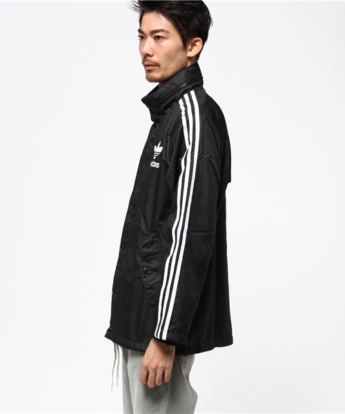adidas（アディダス）の「【adicolor】 ウインドブレーカー [ADICOLOR WINDBREAKER]（ナイロンジャケット・メンズ・ブラック/ブラウン・SMALL/X-SMALL/X-LARGE/XX-LARGE/LARGE/MEDIUM/XXX-LARGE）」の10枚目の写真