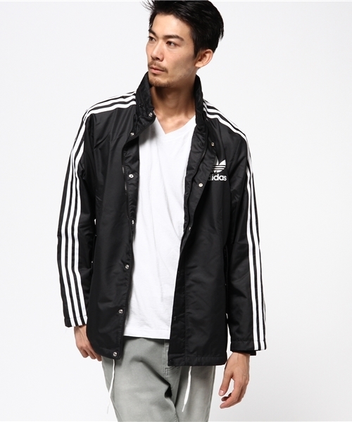 adidas（アディダス）の「【adicolor】 ウインドブレーカー [ADICOLOR WINDBREAKER]（ナイロンジャケット・メンズ・ブラック/ブラウン・SMALL/X-SMALL/X-LARGE/XX-LARGE/LARGE/MEDIUM/XXX-LARGE）」の12枚目の写真