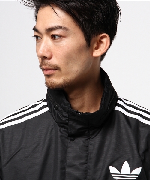 adidas（アディダス）の「【adicolor】 ウインドブレーカー [ADICOLOR WINDBREAKER]（ナイロンジャケット・メンズ・ブラック/ブラウン・SMALL/X-SMALL/X-LARGE/XX-LARGE/LARGE/MEDIUM/XXX-LARGE）」の4枚目の写真