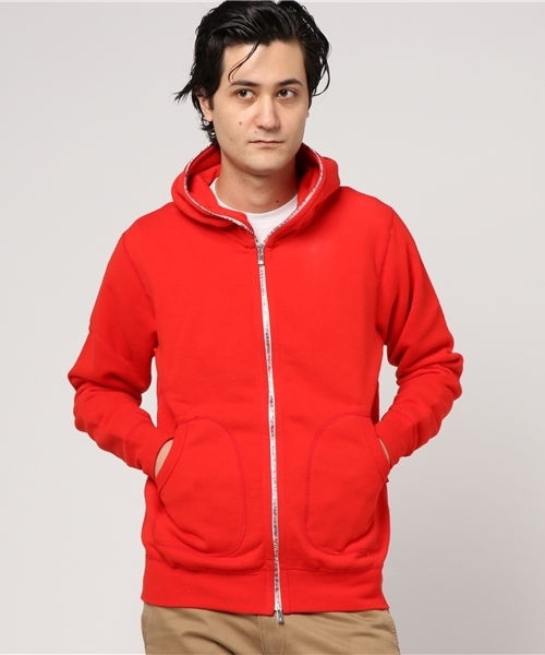 JACKSON MATISSE（ジャクソンマティス）の「JACKSON MATISSE/ジャクソンマティス Rainbow Zip Up Hood （パーカー・メンズ・レッド・L）」の9枚目の写真