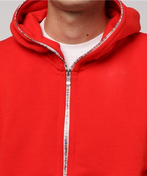 JACKSON MATISSE（ジャクソンマティス）の「JACKSON MATISSE/ジャクソンマティス Rainbow Zip Up Hood （パーカー・メンズ・レッド・L）」の2枚目の写真