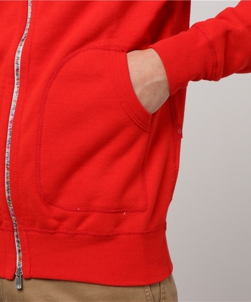 JACKSON MATISSE（ジャクソンマティス）の「JACKSON MATISSE/ジャクソンマティス Rainbow Zip Up Hood （パーカー・メンズ・レッド・L）」の3枚目の写真