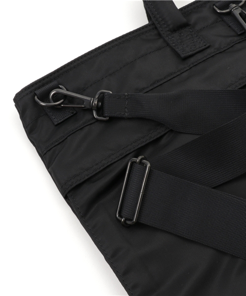 HYSTERIC GLAMOUR（ヒステリックグラマー）の「エアフォースナイロン ヘルメットバッグ BIG（トートバッグ・メンズ・カーキ/グリーン系カモフラージュ/ブラック・FREE）」の6枚目の写真