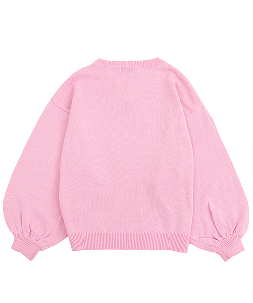 PUNYUS（プニュズ）の「バルーンスリーブニット（Tシャツ/カットソー・レディース・ホワイト/ブラック/サックスブルー/ライトピンク/グレー/杢グレー・4/3/2/1）」の16枚目の写真