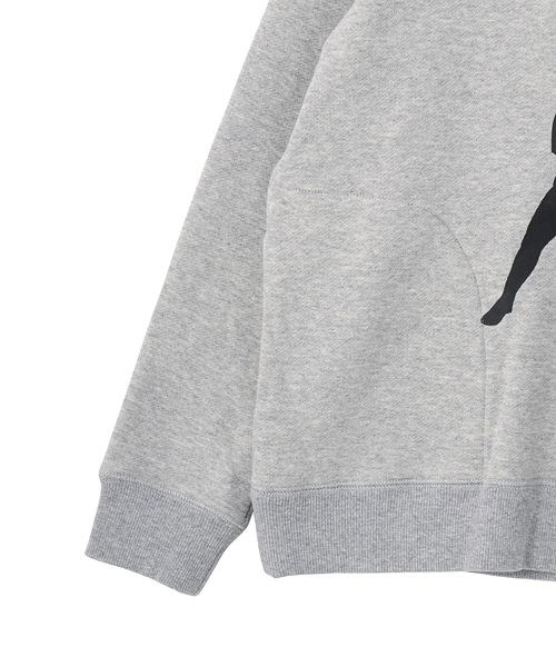 にゃー（ニャー）の「別注にゃーまん裏毛（Tシャツ/カットソー・レディース・グレー・02/03）」の3枚目の写真