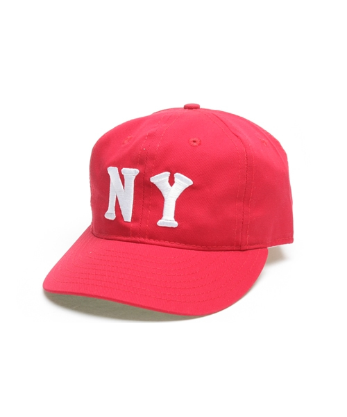 BEAMS(ビームス)の「Ebbets Field Flannels / 1936 new york black yankees(ハット・メンズ・ブラック/レッド・7 3/8)」の1枚目の写真