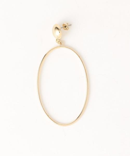BEAUTY&YOUTH UNITED ARROWS（ビューティーアンドユースユナイテッドアローズ）の「BY ビッグオーバルピアス ◆（ピアス（両耳用）・レディース・ゴールド/シルバー・FREE）」の3枚目の写真