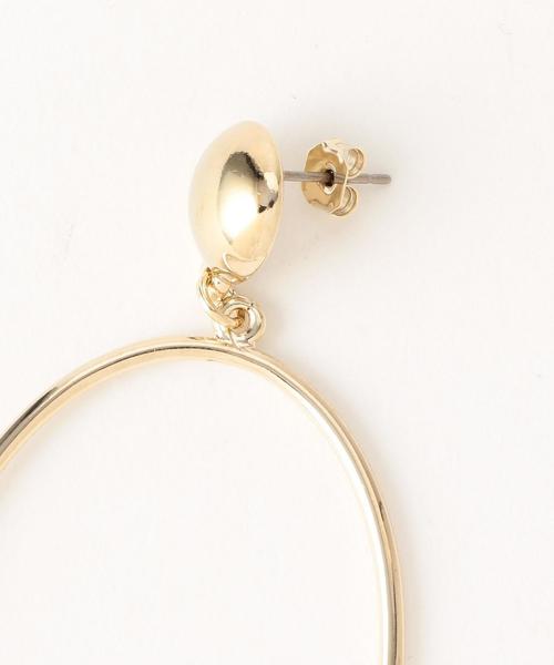 BEAUTY&YOUTH UNITED ARROWS（ビューティーアンドユースユナイテッドアローズ）の「BY ビッグオーバルピアス ◆（ピアス（両耳用）・レディース・ゴールド/シルバー・FREE）」の5枚目の写真