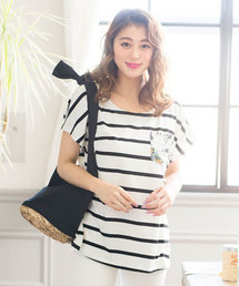 KOBE LETTUCE | 人気ロゴT2018年ver！選べる柄プリントDesignゆるシルエット半袖Tシャツ/カットソーチュニック/レディーストップス[C2000](Tシャツ/カットソー)