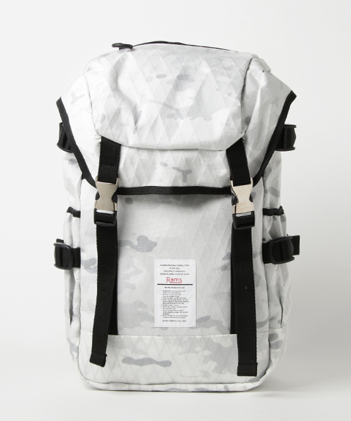 Rams(ラムス)の「Rams ラムス BACK PACK バックパック リュック RAMX-001 x-pac ユニセックス(バックパック/リュック・メンズ・カモフラージュ/デザートカモ/グレー系カモフラージュ・FREE)」の3枚目の写真
