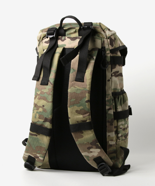 Rams(ラムス)の「Rams ラムス BACK PACK バックパック リュック RAMX-001 x-pac ユニセックス(バックパック/リュック・メンズ・カモフラージュ/デザートカモ/グレー系カモフラージュ・FREE)」の15枚目の写真
