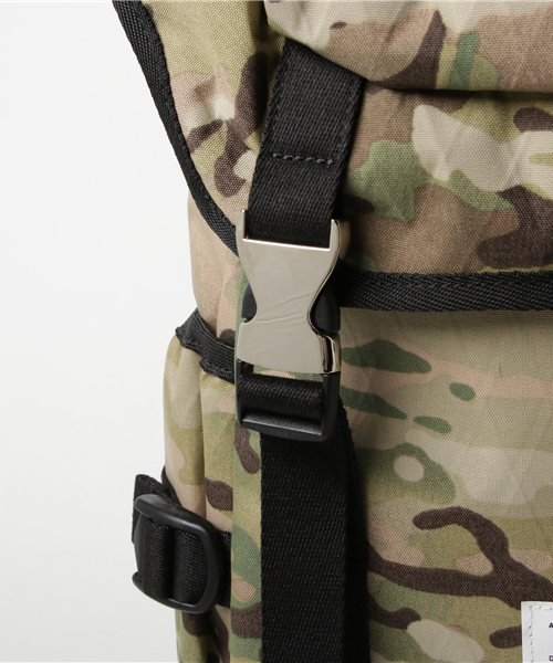 Rams(ラムス)の「Rams ラムス BACK PACK バックパック リュック RAMX-001 x-pac ユニセックス(バックパック/リュック・メンズ・カモフラージュ/デザートカモ/グレー系カモフラージュ・FREE)」の9枚目の写真